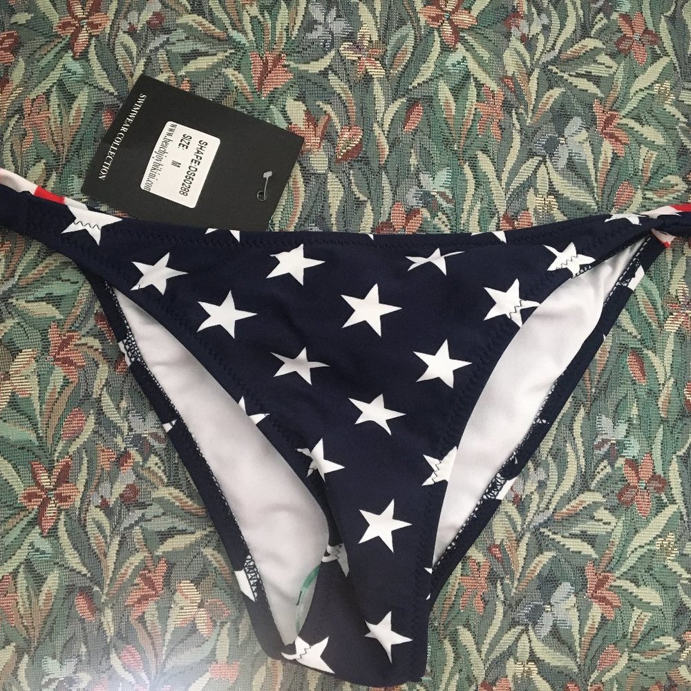 American Flag Bathing Suit Bottoms